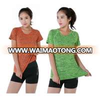 Women Quick Dry T Shirt Dyeing Sports Shirts